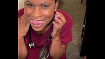 Caramel the legend eats ass gags on bbc n gets fucked