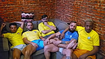 Fui assistir o jogo da sele&ccedil;&atilde;o com os parceiros e nem vimos o segundo tempo