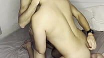 Meu amigo deixou o marido dele comigo e eu n&atilde;o aguentei fodi o cu macho