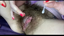 clit orgasm closeup
