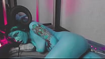 Insanely Horny Blue Nymph Loses Control &mdash; Moaning &amp; Cumming Nonstop