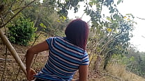 MY STEPMOTHER&#039;S SLUT IS IN THE JUNGLE WALKING IN SEARCH OF A DICK TO FUCK OUTDOORS