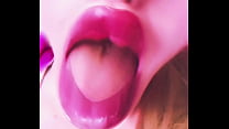Dollification Sissification Huge pink lips transformation fetish