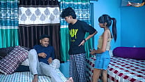 DESI VIRGIN GIRL HARDCORE FUCK WITH HER TWO FIREND&#039;S WHEN SHE WAS ALONE AT HOME FULL MOVIE ( HINDI AUDIO )