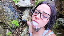 Lost kitten getting milk from stranger&#039;s mouth