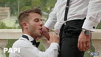 Allen King Kneels Down To Greedily Suck On Sir Peter&rsquo;s Long, Thick Dick Before Taking A Ride On It - PAPI