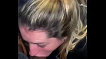 She swallows all of it