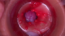 Camera in Vagina, Cervix POV, &quot;Creampie&quot; 4k