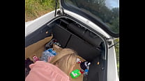 Step mom young: He feels the need to fuck her and parks the car on the side of the road and fucks her in public
