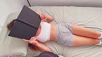 Free Use Stepsis ignoring handjob and fuck while reading book - EVA MYST