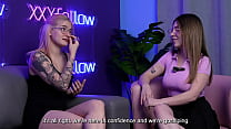 XXXfollow #1 Emma Fiore &amp; Dani Ortiz- JOI, sloppy blowjob, hot kisses and big tits- Podcast