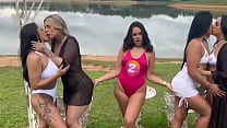 Oque elas fizeram foi incr&iacute;vel tarde gostosa demais