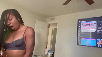 Str8rich family drama Guy Gets Lucky With Curly Head Big Tits Fat Ass Lightskin girl next door 2 min