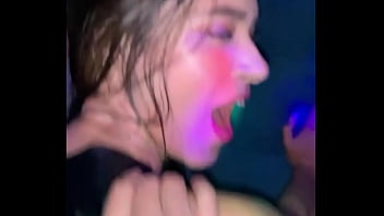 Latina has hard sex in the nightclub 8 min