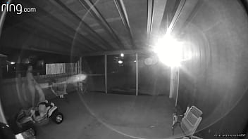 Caught on the back porch, sucking and fucking a big dick while taking a hot cream pie 9 min